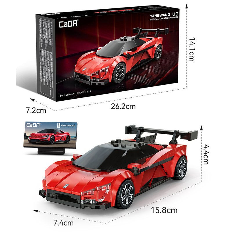 CaDA - Coche Yangwang U9 Supercar 291p 1:24 - Imagen 3