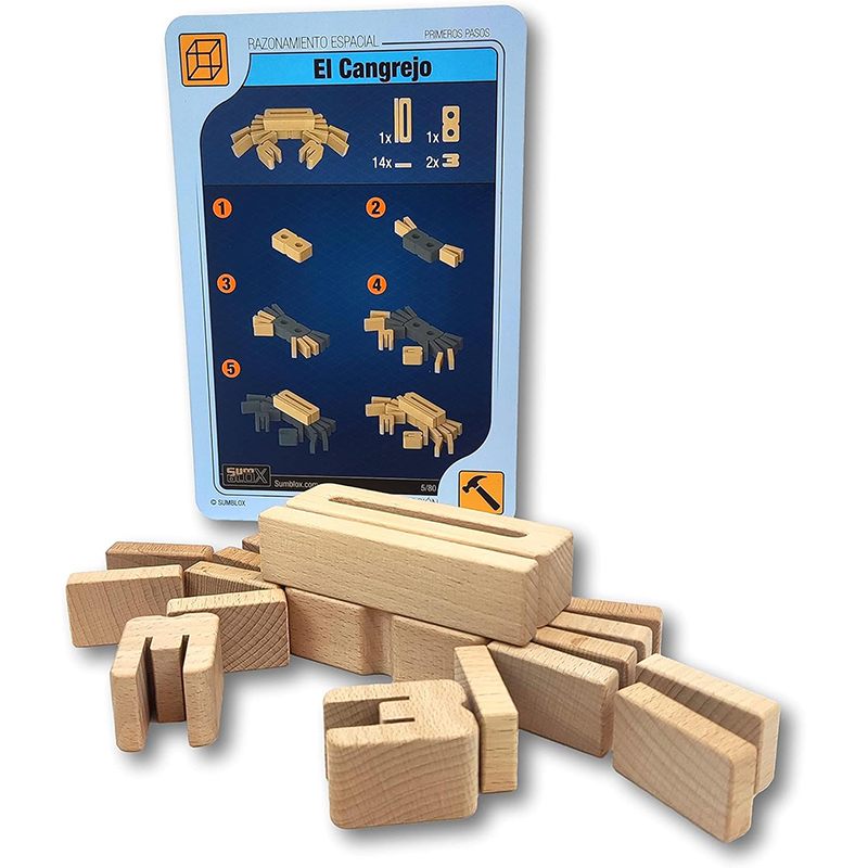 SumBlox Conjunto de Iniciação 38p em Madeira - Imagem 2