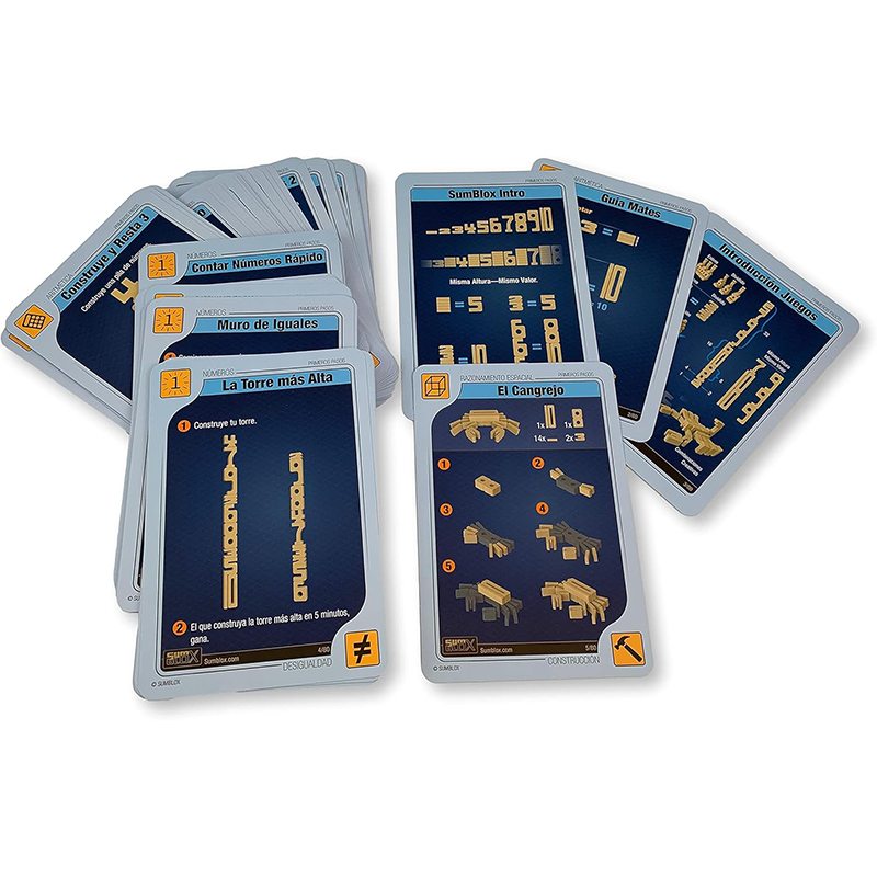 SumBlox Conjunto de Iniciação 38p em Madeira - Imagem 4