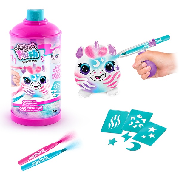 Colorea tu Mascota Spray Airbrush Plush - Imagen 1