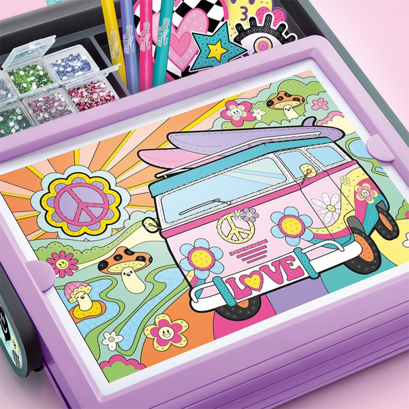 Style 4Ever Maletín de Arte con Diamantes y Luz LED - Imagen 9