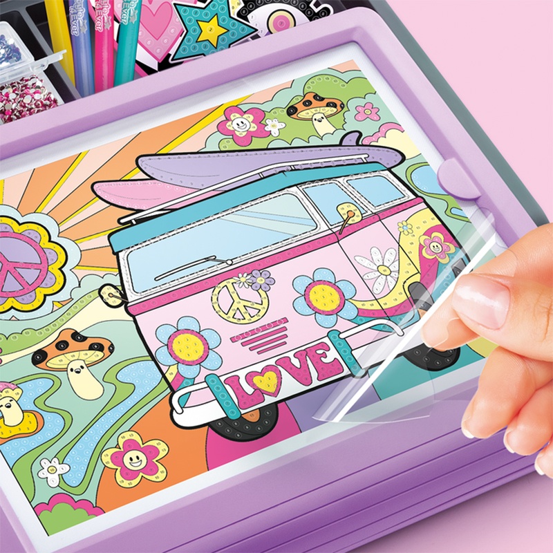 Style 4Ever Maletín de Arte con Diamantes y Luz LED - Imagen 10