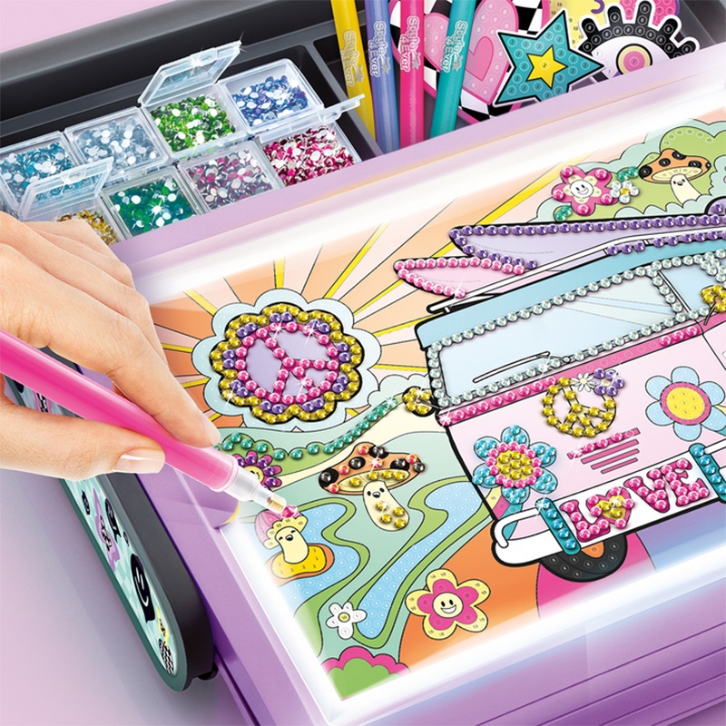 Style 4Ever Maletín de Arte con Diamantes y Luz LED - Imagen 11