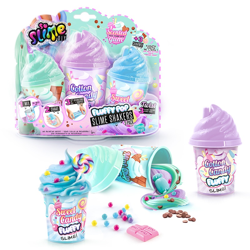 So Slime Fluffy Pop Slime Shakers Pack 3 - Imagen 2