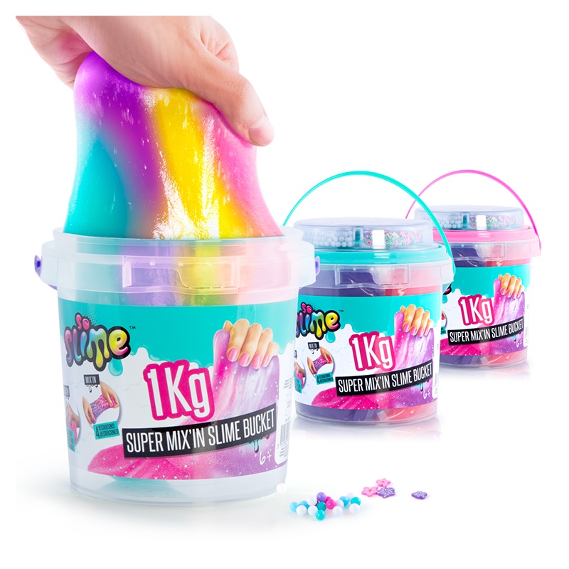 So Slime DIY Super Cubo de Slime com Decorações - Imagem 3