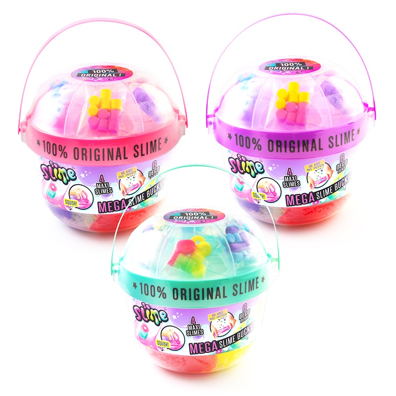So Slime Super Bucket con 6 Decoraciones