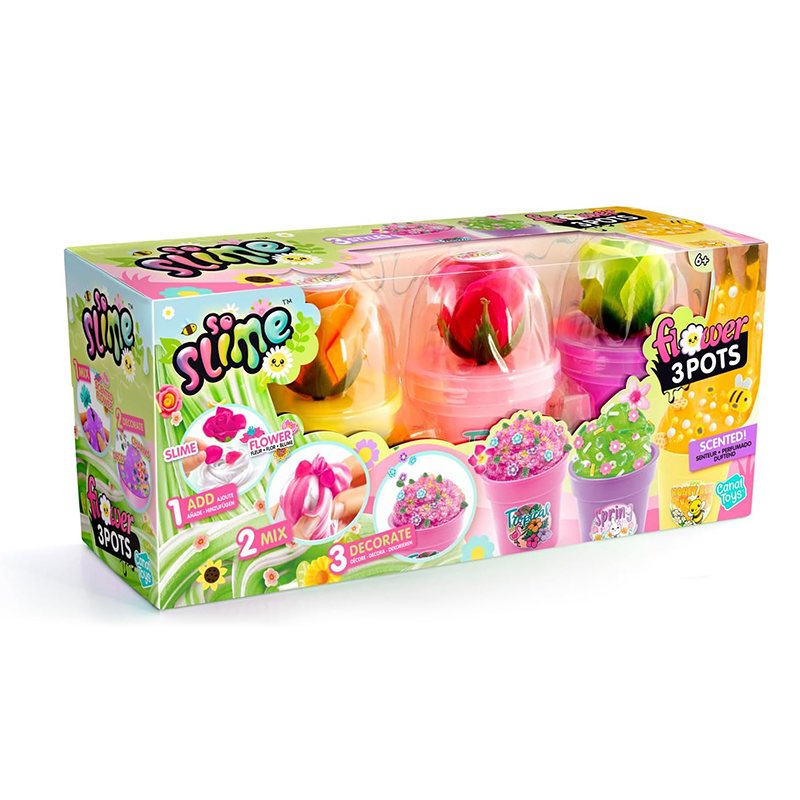 So Slime Flower 3 Macetas