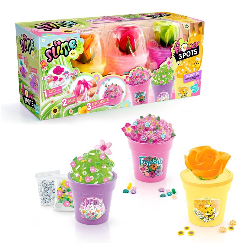 So Slime Flower 3 Macetas - Imagen 1