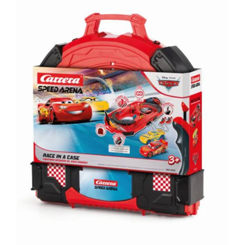 Disney Cars Carrera Circuito Speed Arena - Maletín transportable - Imagen 1