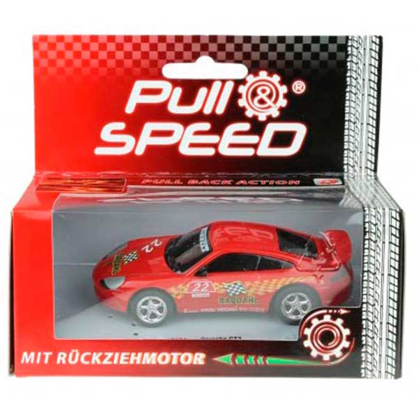 Coche PullSpeed Porsche GT3 Vermell - Imagen 1