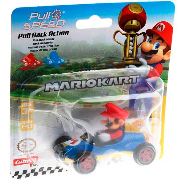 Carrera Carro PullSpeed Mario Kart Match 8 - Imagem 1