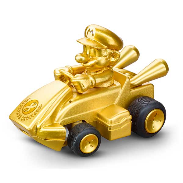 Mario Kart Mini cotxe RC Mario Gold 2,4GHz - Imatge 1