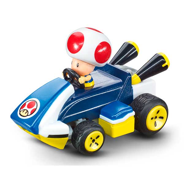 Mario Kart Mini Coche RC Toad 2,4GHz - Imagen 1