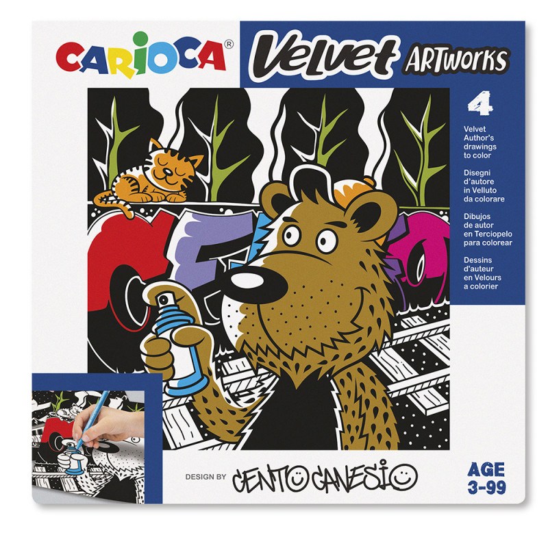 Carioca Pinta Velvet Artworks Graffiti