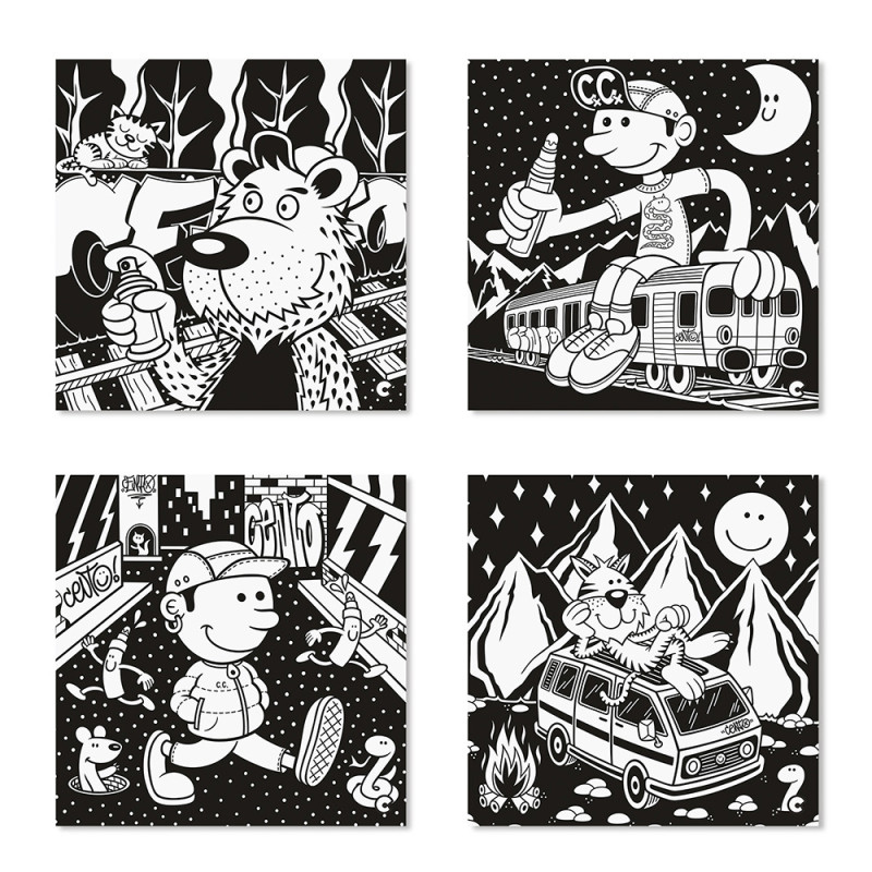 Carioca Pinta Velvet Artworks Graffiti - Imagem 1