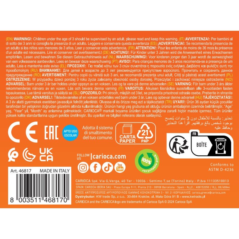 Carioca Caixa Baby Valorous Maker 24 Marcadores - Imagem 2