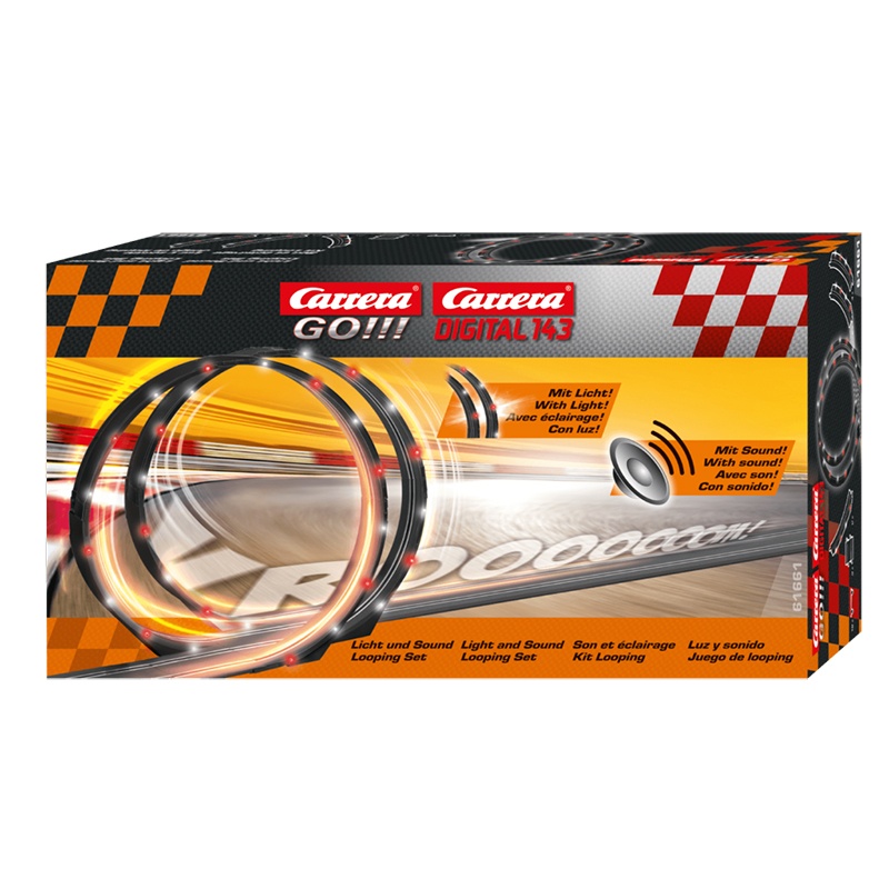 Carrera Go!!! Pista Looping Set con luz y Sonido - Imagen 1