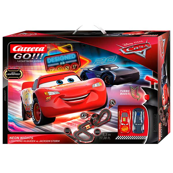 Circuito Go!!! Neon Nights Cars Disney - Imagen 1