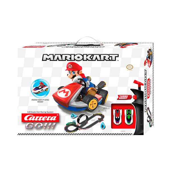 Circuito Carrera Go!!! Nintendo Mario Kart P.Wing 4,9m - Imagem 1