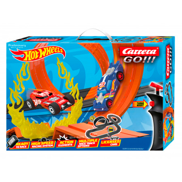 Carrera Go!!! Circuito Hot Wheels 4.9m - Imagem 1