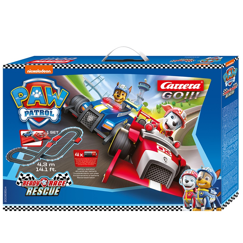 Circuito Carrera Go!!! Paw Patrol Ready Race Rescue 1:43 - Imagem 1