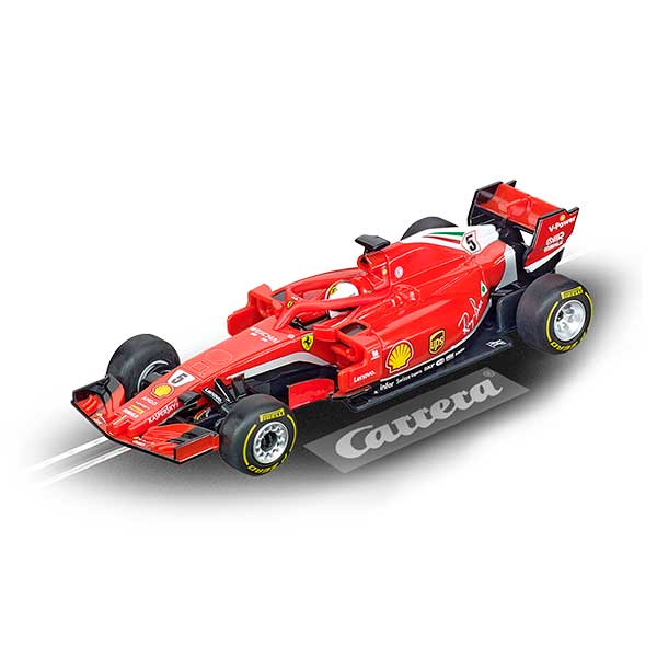 Carrera Go!!! Carro Ferrari Ferrari Vettel N5 1:43 - Imagem 1