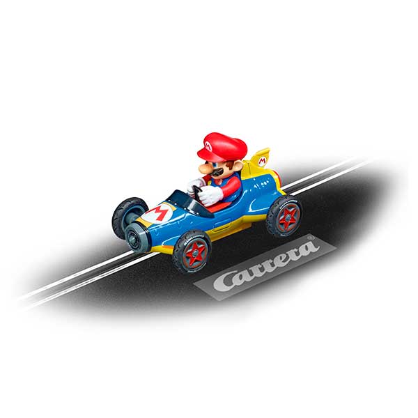 Carrera Go!!! Carro Mario Bros Mario Kart Mach 8 1:43 - Imagem 1