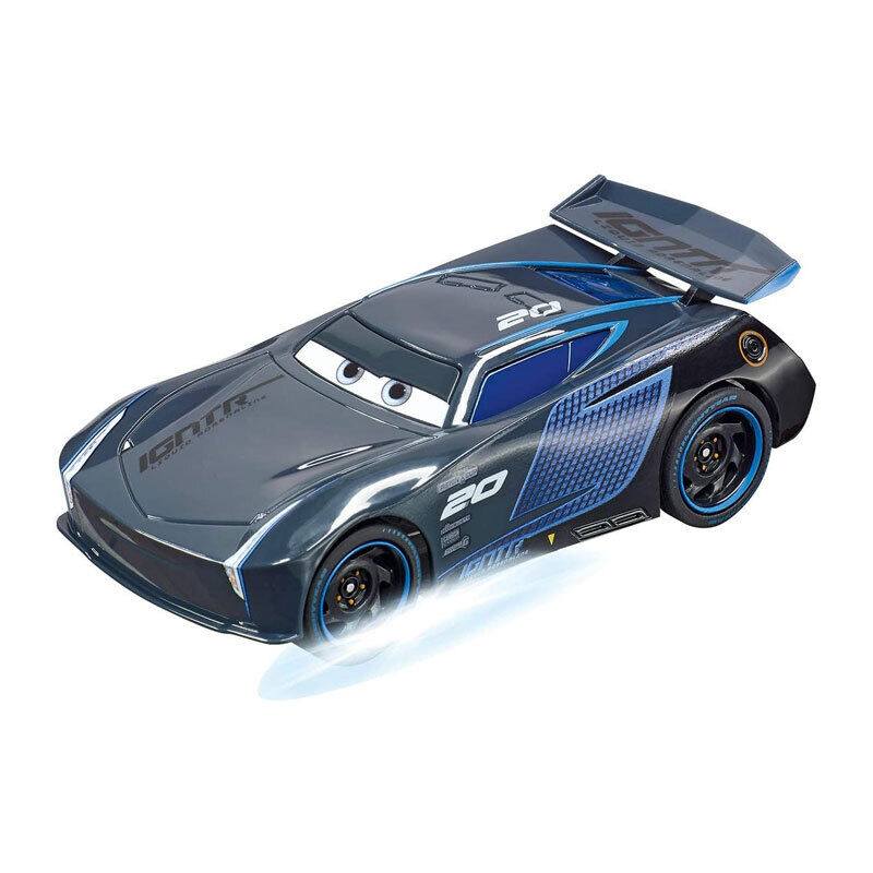 Carrera Go!!! Coche Disney Pixar Cars Jackson Storm con luces - Imagen 1