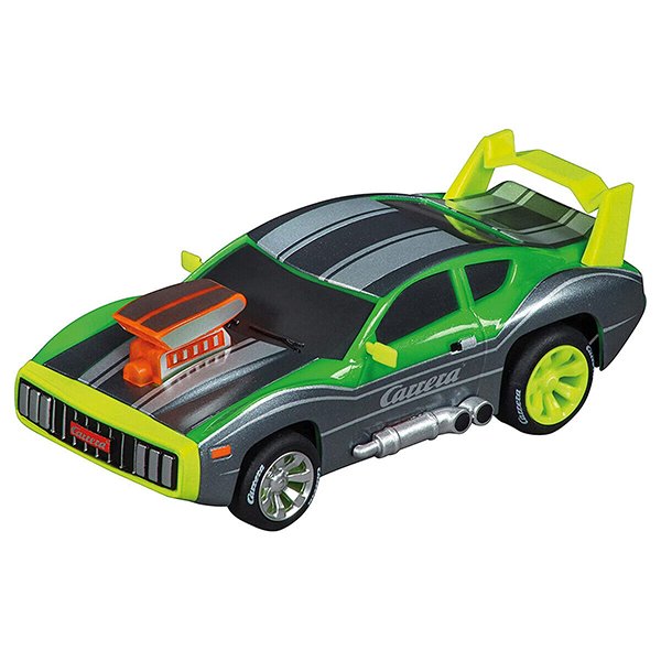 Coche Muscle Car Verde Carrera Go - Imagen 1