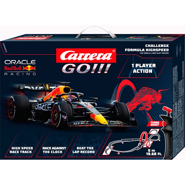 Carrera Go!!! Circuito Challenger Red Bull Classificação F1 1:43 - Imagem 1