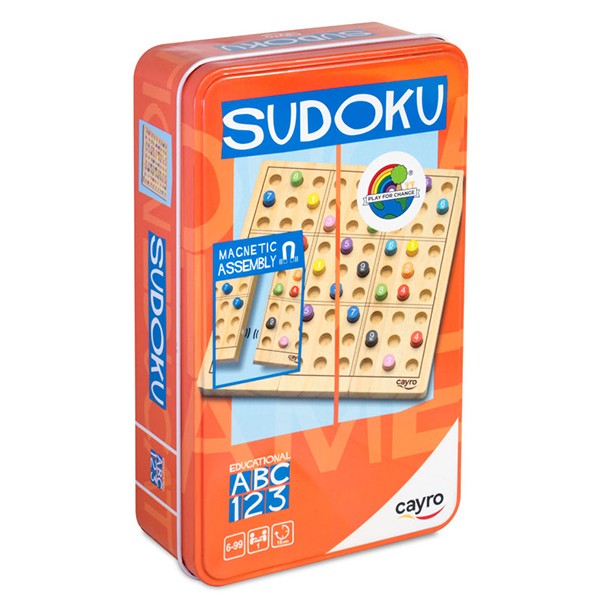 Jogo Sudoku em Caixa de Metal - Imagem 1