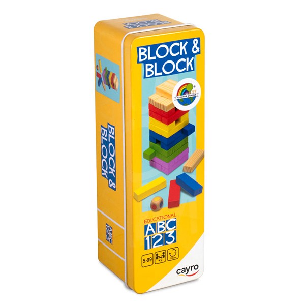 Juego Block and Block en Caja de Metal - Imagen 1