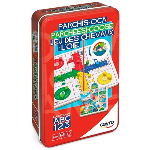 Clássicos Jogos de Mesa Jogo do Ganso e Parchís