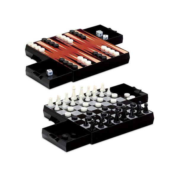 Multijuegos Ajedrez, Damas y Backgammon Magnetico - Imagen 1