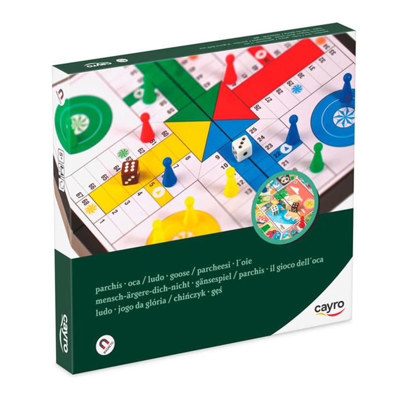 Jogo de Ludo e Ganso Magnético