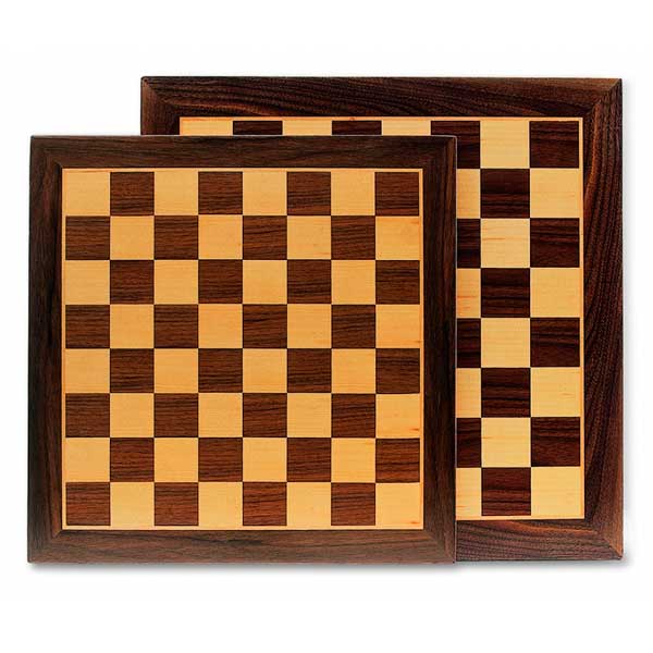 Tauler d'Escacs de Fusta amb Marqueteria
