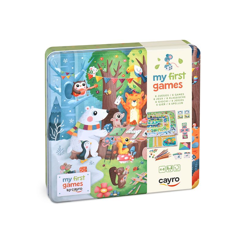 Jogo My First 6 Jogos em Caixa Metálica