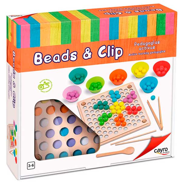 Joc Beads and Clip de Fusta - Imatge 1