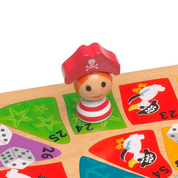 Tablero Parchís-Oca Piratas Game for Kids - Imagen 1