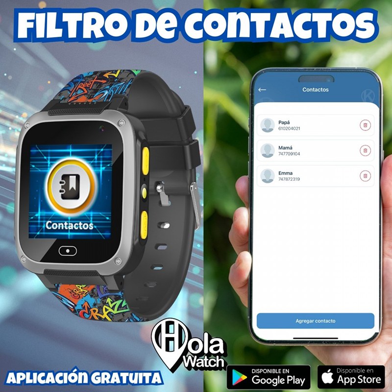 Reloj Inteligente Hola Watch X Plus Rosa Android - Imagen 11