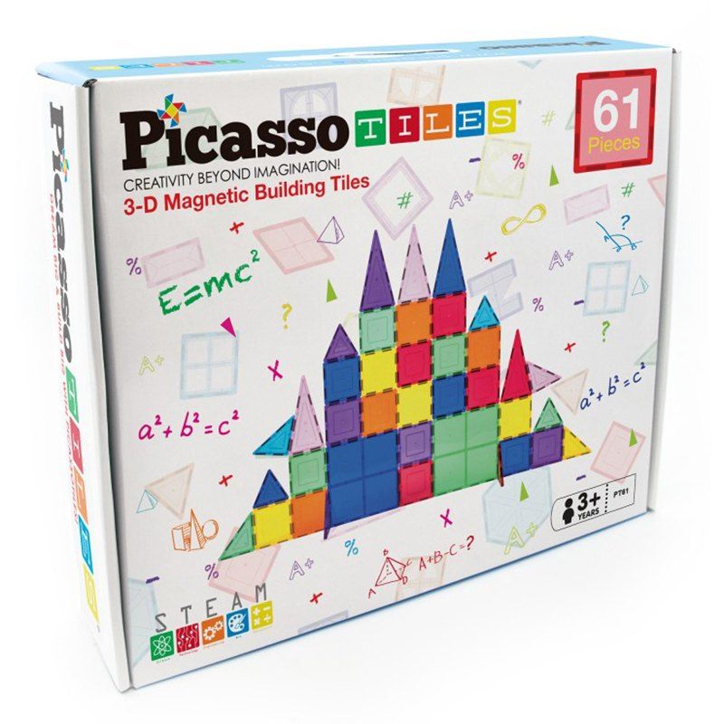 Picasso Tiles Blocos Magnéticos 61p