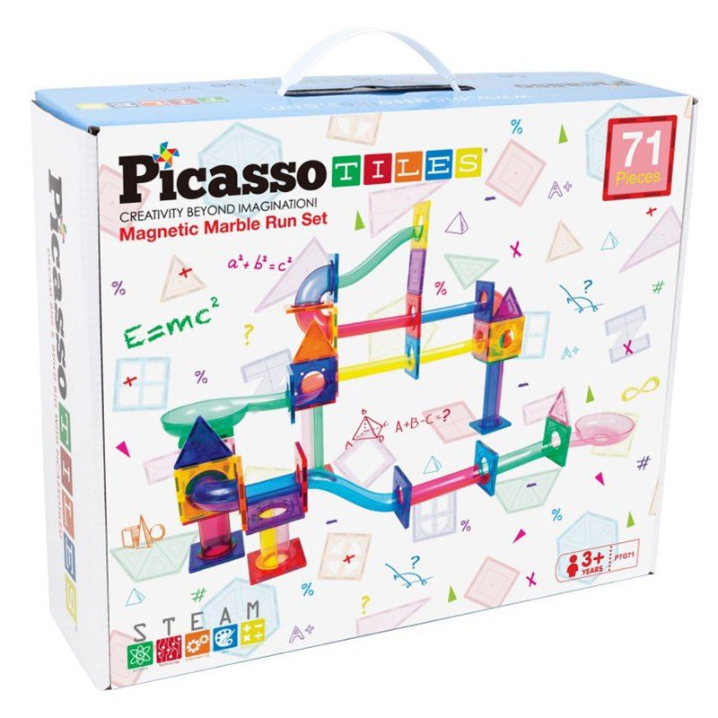 Picasso Tiles Circuito de Berlindes Magnético 71p