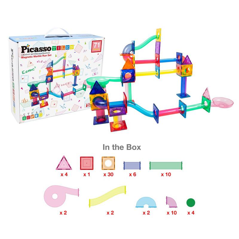 Picasso Tiles Circuito de Berlindes Magnético 71p - Imagem 1