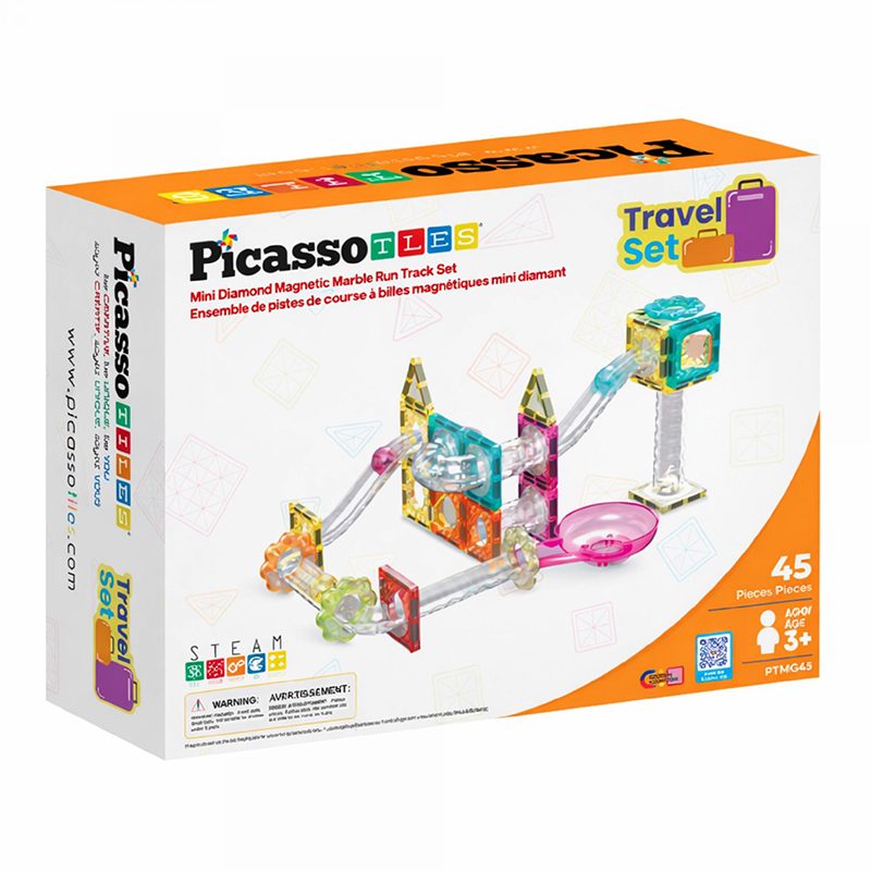 Picasso Tiles Circuito de Canicas Magnético 45p Travel Set