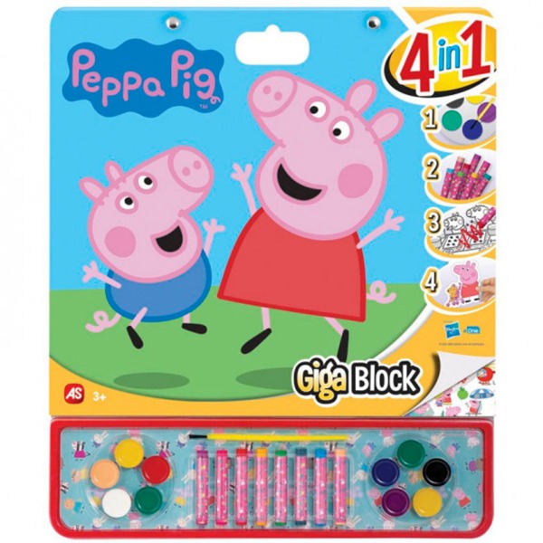 Peppa Pig Giga Block 4 en 1 - Imagen 1