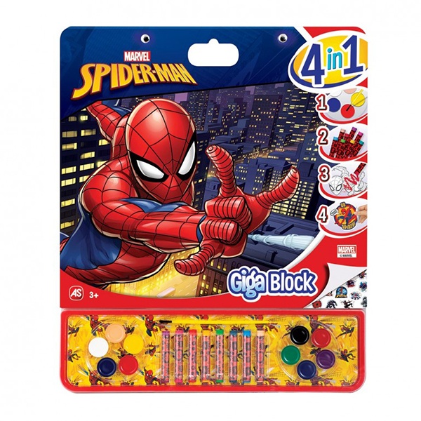 Spiderman Giga Block 4 en 1 - Imagen 1