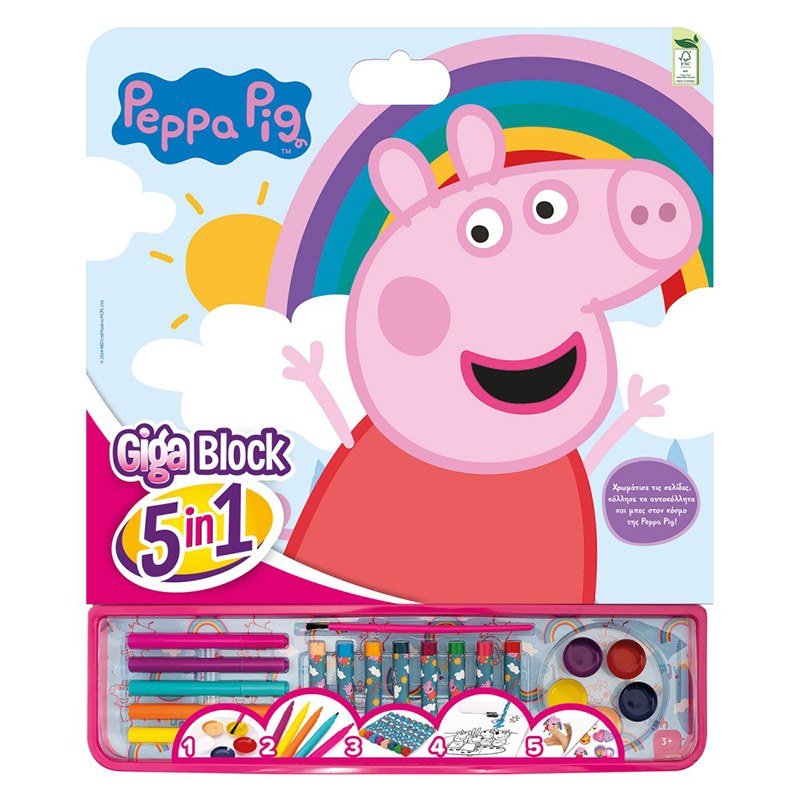 Peppa Pig Activitats GigaBlock 5en1