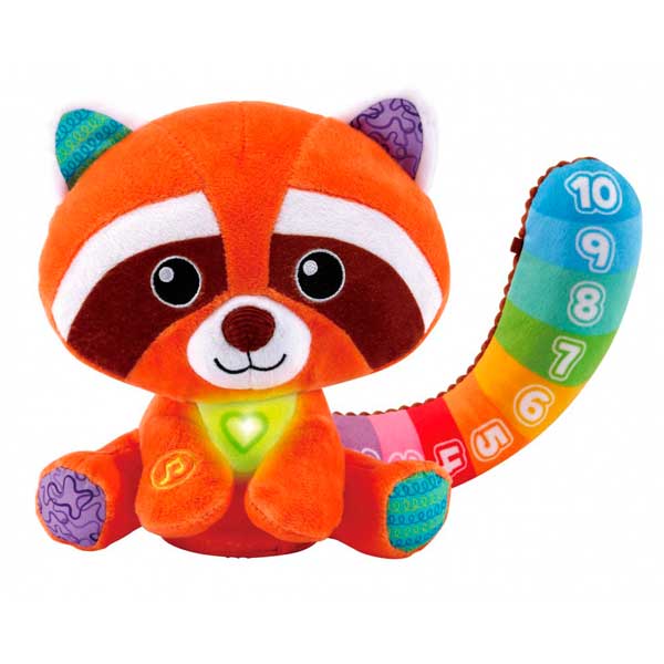 Panda Rojo Colores y Números