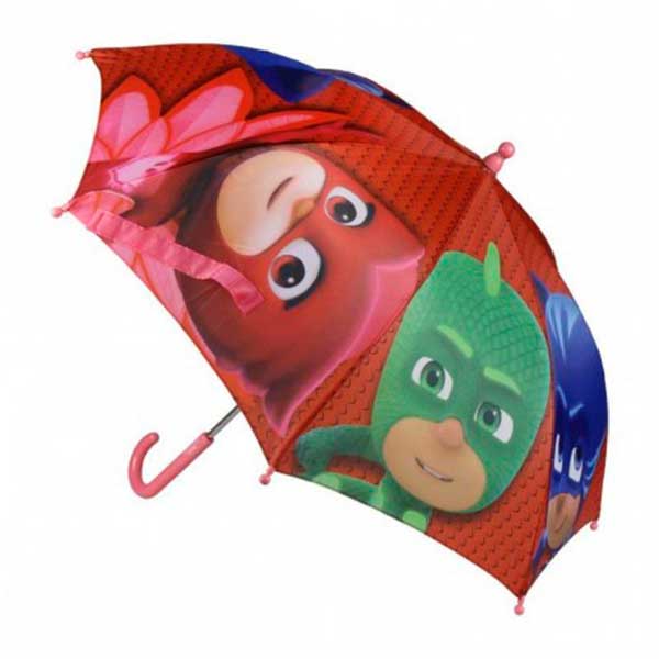 Paraigües Infantil Automatic PJ Masks Rosa - Imatge 1