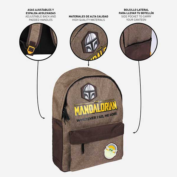  The Mandalorian Casual Backpack - Imagem 3